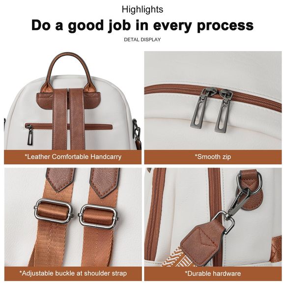 35L Backpack Purse for Women Men Large Travel Backpack for Work College Back? main image 8